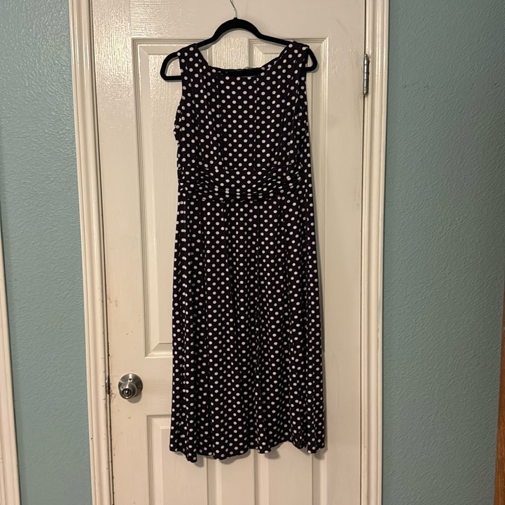 Polka Dot Midi Dress